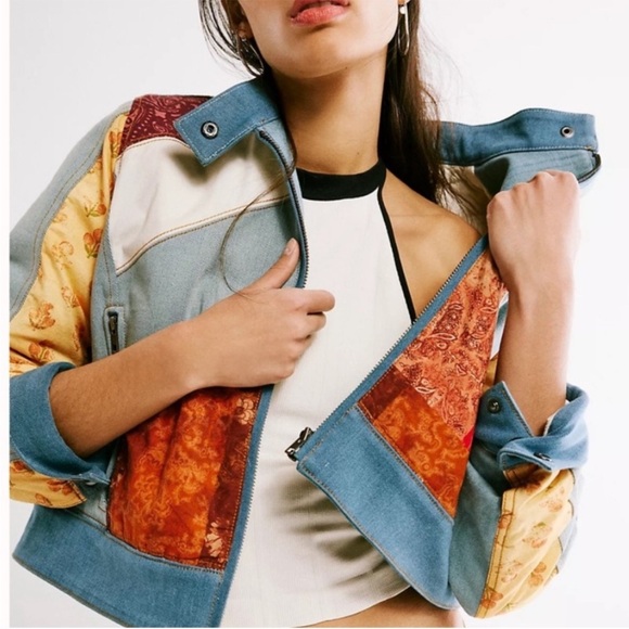 Free People   Patchwork Jacket - Picture 9 of 13